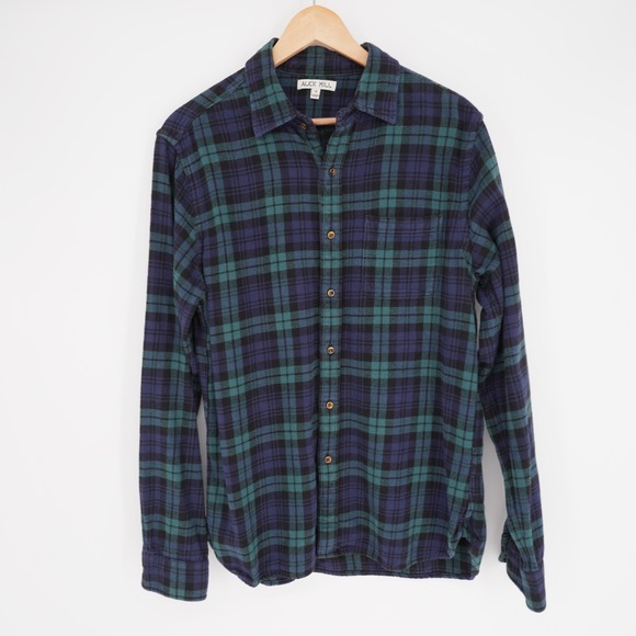 Alex Mill Other - Alex Mill Flannel Button Down Shirt M Plaid Blue Green Cotton Heritage Classic